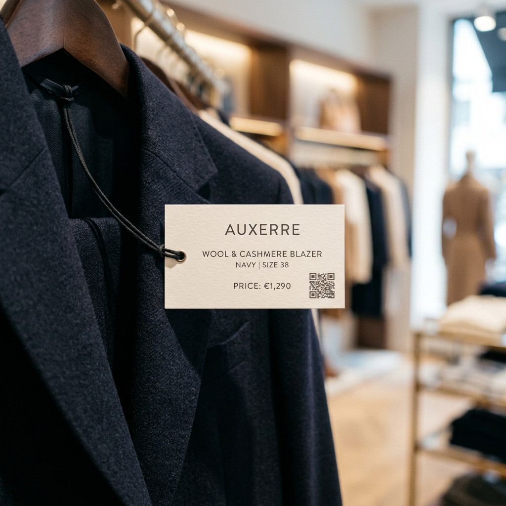 Apparel Store QR Tag Interaction